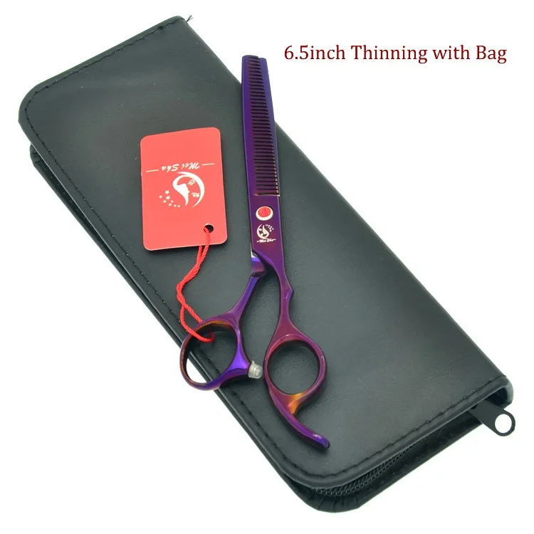 HB0113 with Bag Meisha 7 дюймов Парикмахерские ножницы для домашних животных режущие филировочные ножницы для стрижки собак и кошек парикмахерские стильные инструменты для грумера для домашних животных HB0109 - Цвет: HB0113 with Bag