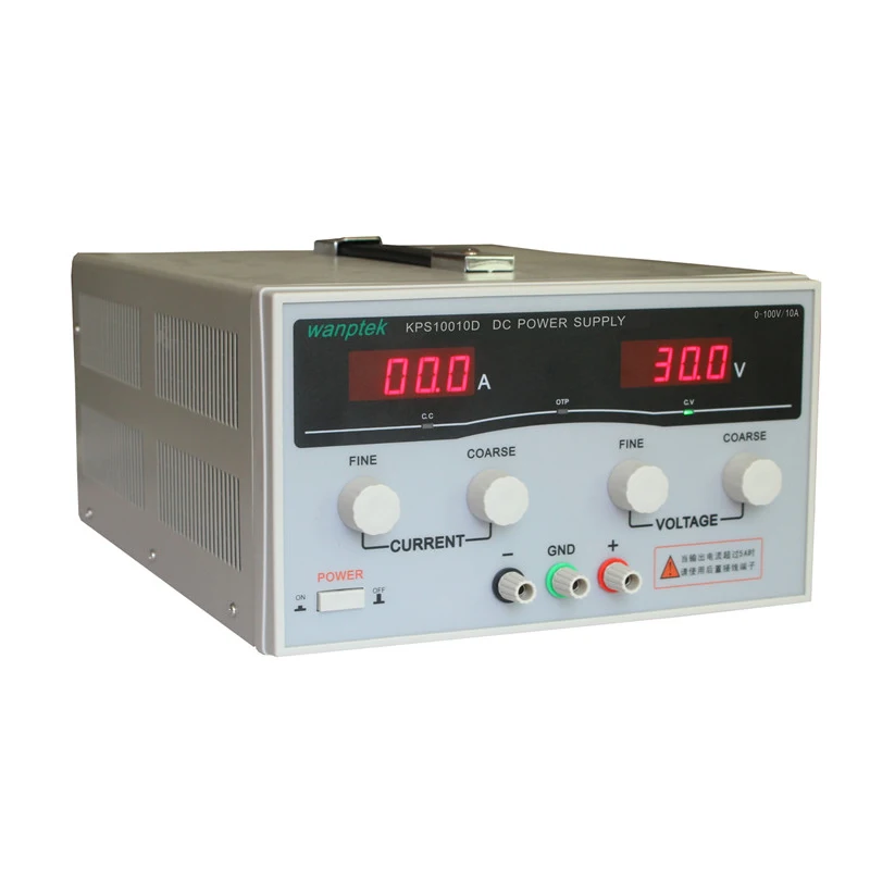 Wanptek KPS10010D высокая точность высокой мощности регулируемый светодиодный двойной дисплей Импульсный источник питания постоянного тока 220 в EU 100 в/10A