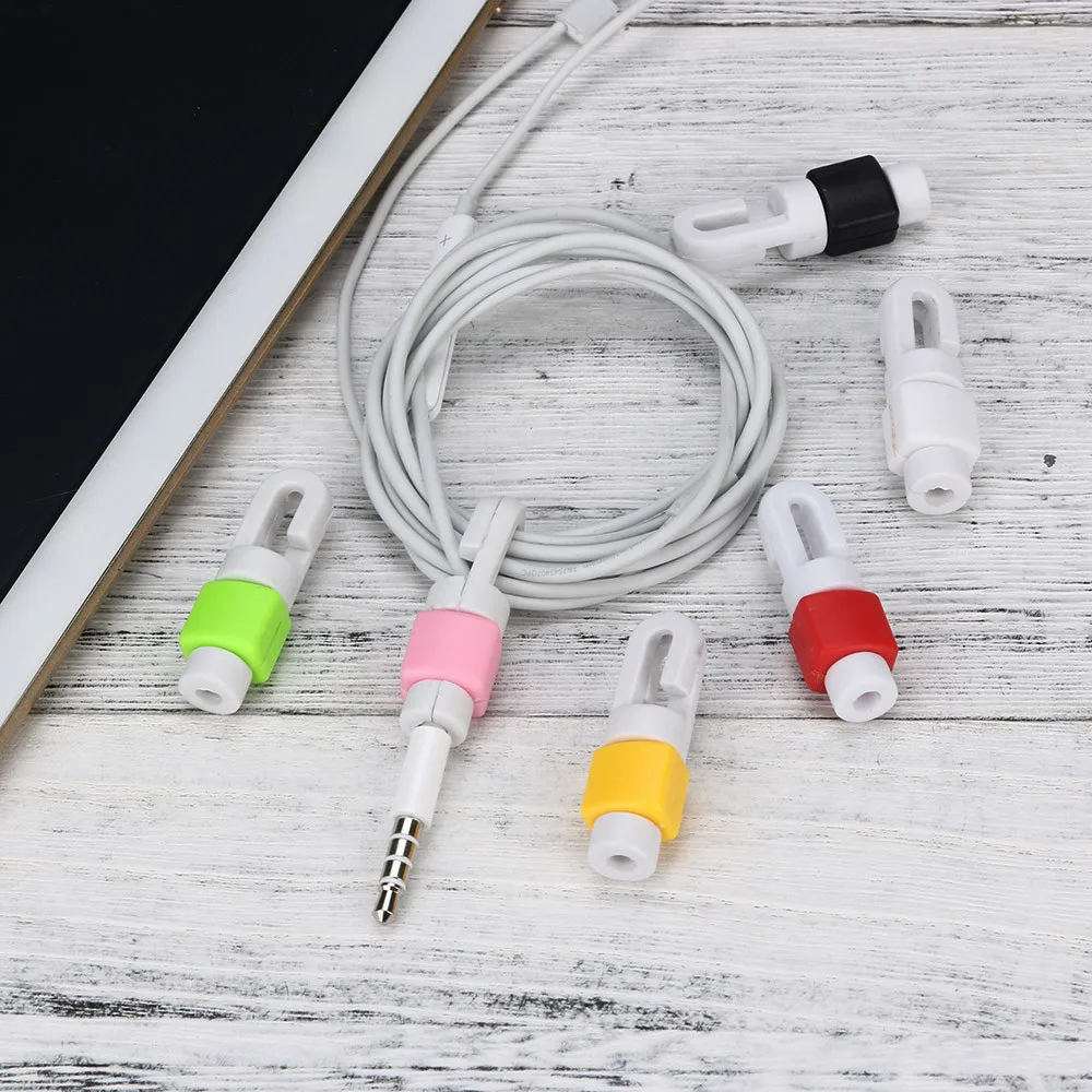 EPULA 10 PC зарядный кабель Защитная крышка для зарядное устройство USB для iPhone кабель Шнур восхитительный защитный рукав для телефонный кабель