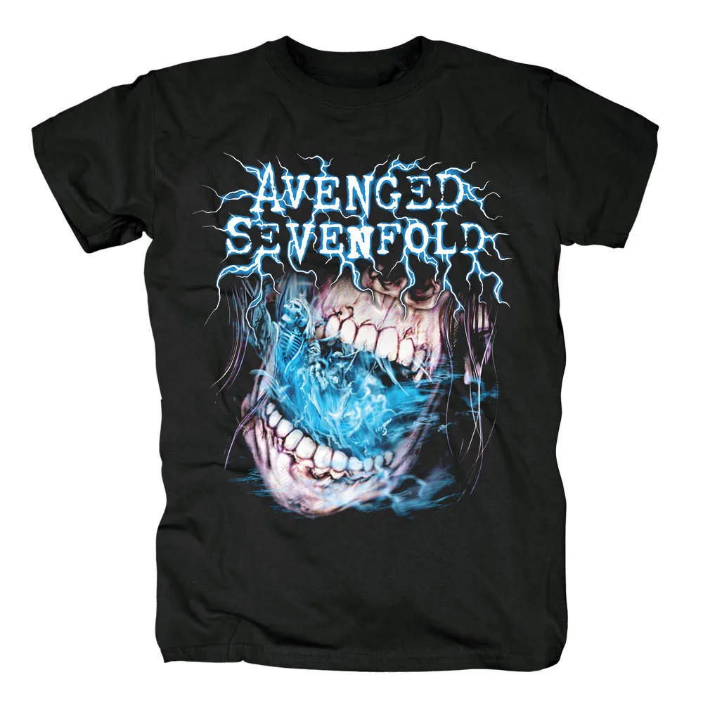 Rodhoof AVENGED SEVENFOLD аутентичный 2008 Крылатый Летающий череп Тур Черная Мужская футболка Азиатский размер