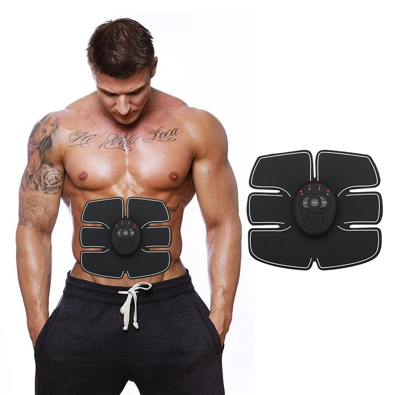 EMS Abdominal Muscle Trainer Massager ABS Exerciser Body Slimming Smart Exercise Stimulator Fitness Workout Equipments | Спорт и