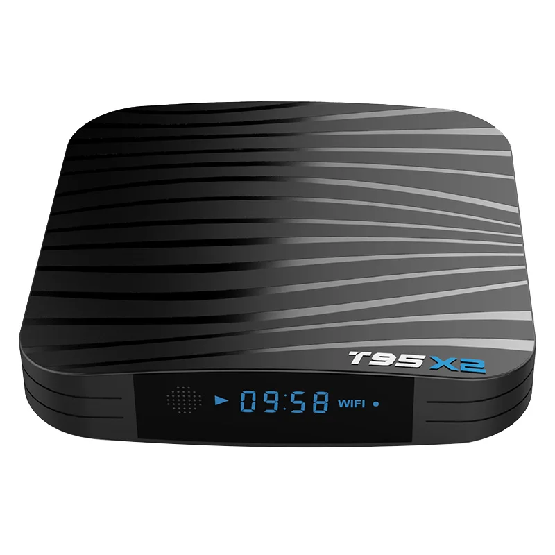 T95X2 Smart TV BOX Android 8.1 4GB+32GB 4G+64G Amlogic S905X2 Quad Core H.265 4K WIFI Support Youtube Media Player Set top Box