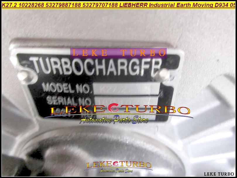 K27.2 10228268 53279887188 53279707188 5327-988-7188 5327-970-7188 Turbo Turbocharger For LIEBHERR Industrial Earth Moving D934 (1)