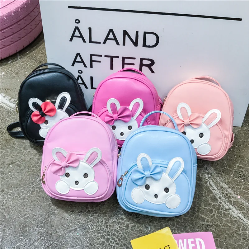 

Children Cute Backpack Rabbit Bags kids girls leather backpacks schoolbags for kindergarten baby girl school bags back pack