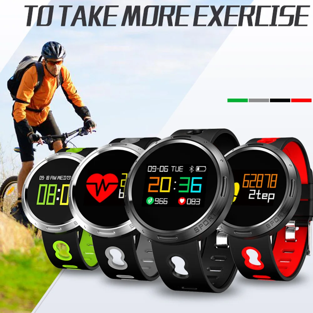 

X9 VO Smart Bracelet Color Led Watches Blood Pressure Heart Rate Monitor Cardiaco IP68 Waterproof Swimming SMS Push smart band