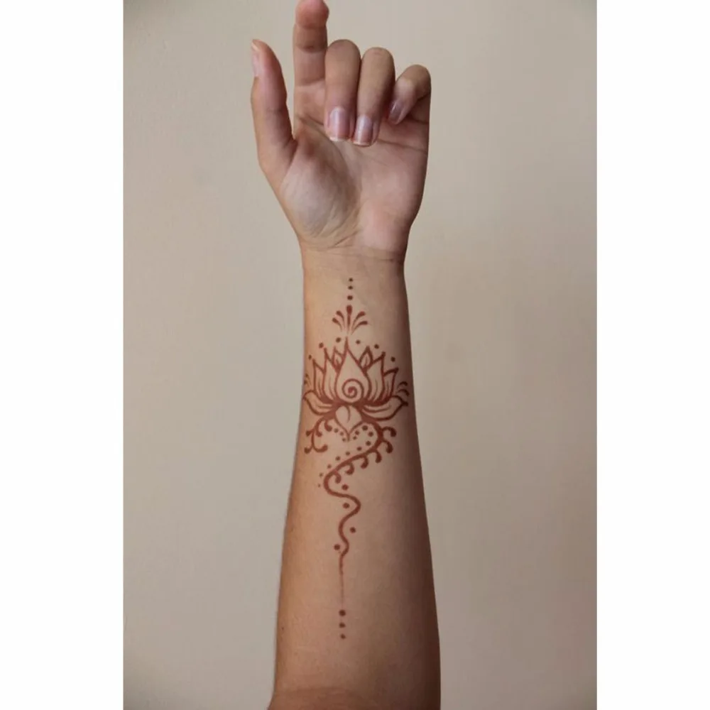 GOLECHA Black Brown Red White Henna Cones Indian Henna Tattoo Paste For Temporary Tattoo Body Art Sticker Mehndi Body Paint 4