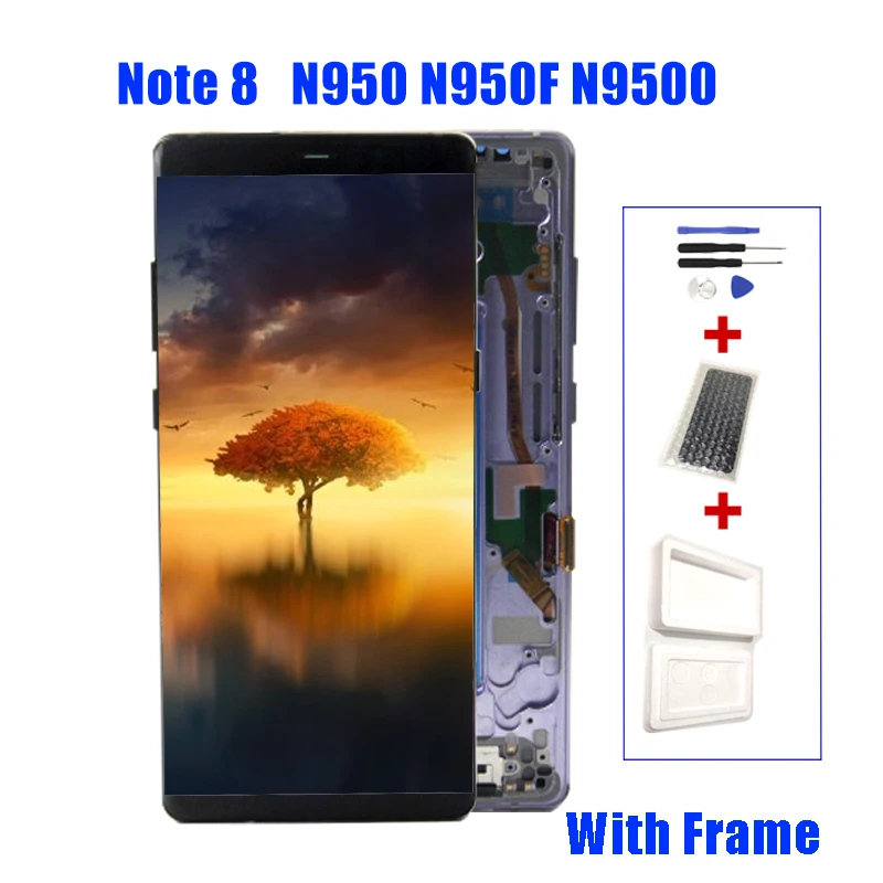 100% протестированный для SAMSUNG GALAXY Note 8 LCD Note8 дисплей кодирующий преобразователь