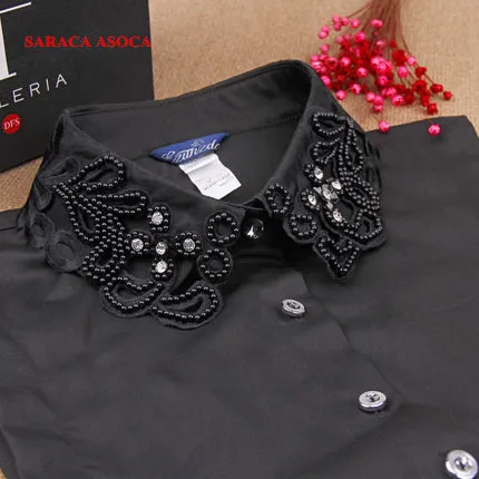 

All-Match Detachable Fake Collar Female Vintage Fashion Diamond Shirt False Collar Women's A71A72A73A75