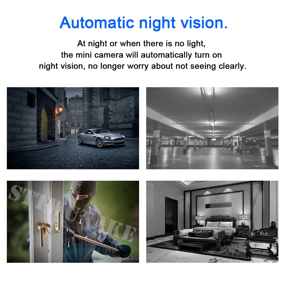 STTWUNAKE мини IP камера 1080P HD wifi микро камера ночного видения беспроводная маленькая автомобильная видеокамера скрытый детский монитор видео рекордер