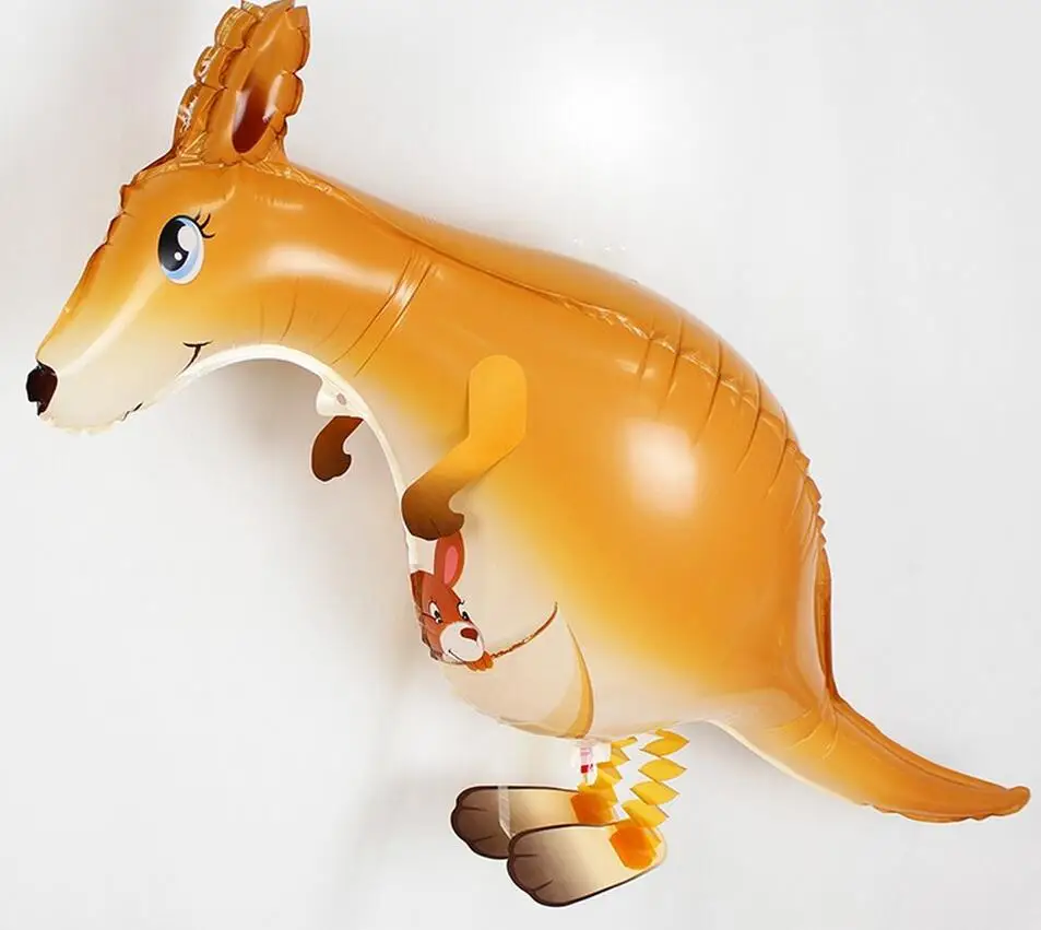 kangaroo Животные Прогулки Pet воздушные шары Детские Классические игрушки гибридные модели животных фольгированные шары воздушные шары Дети игрушки Balao De Festa - Цвет: kangaroo