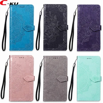 

Mandala Flower Wallet Leather Pouch Case For LG Q7 LV3 LV5 Stylo 4 X Power 2 Xiaomi MAX3 Redmi NOTE 6 Stand ID Card Cover 100PCS
