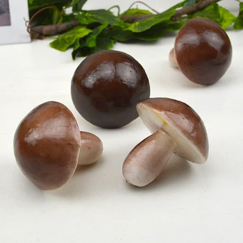 

TB040 Mushroom oyster mushroom fake fruit mushroom model kitchen cabinet decoration props
