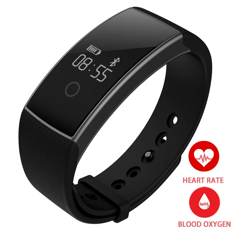 TEZER A09 new for iOS Android smart wrist Band Heart Rate Monitor blood Oxygen Oximeter Sport