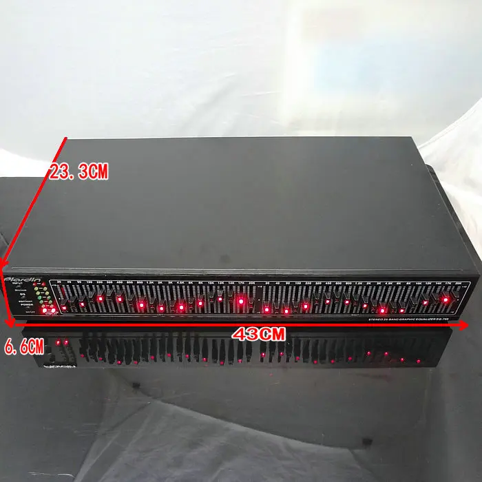 EQ 799 стерео двойной 20 полосный графический эквалайзер/высокая эффективность/KTV