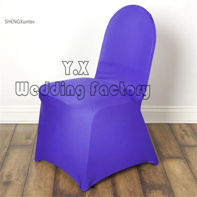 1pcs Hot Sale Flat Front Spandex Chair Cover Fit For Banquet Wedding