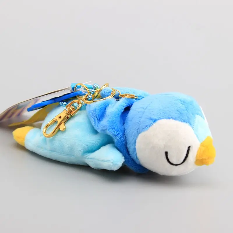 Ainime лежа Piplup плюшевый брелок супер милая сумка украшения куклы мягкие куклы 17 см подарок для детей