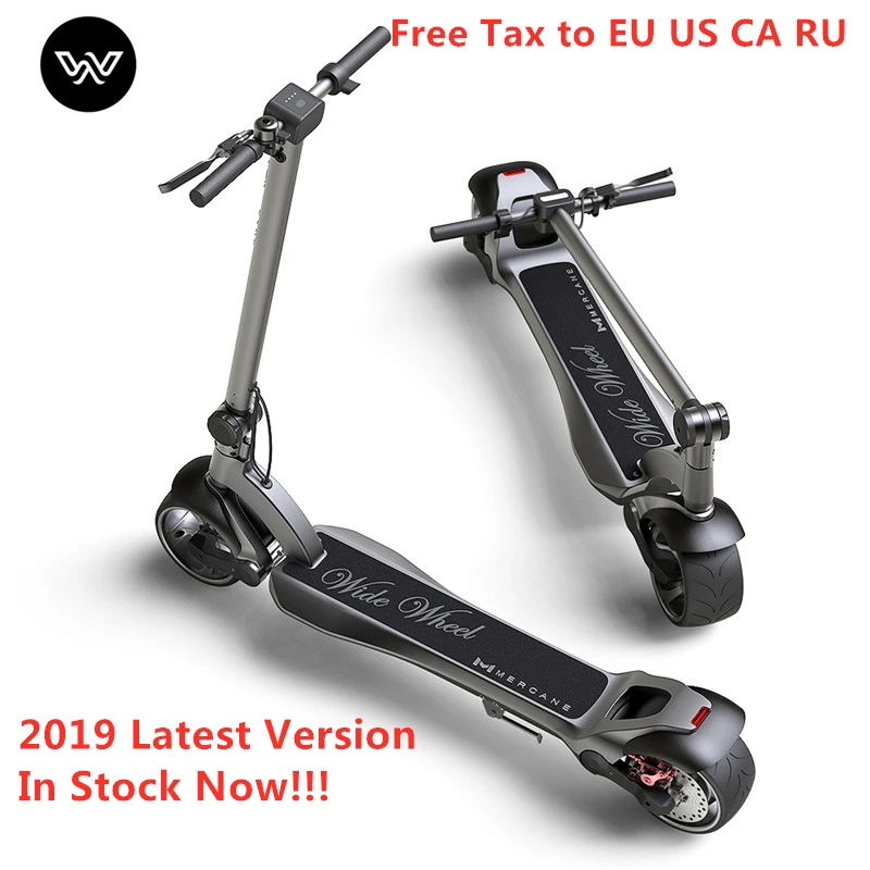 

2019 Newest Mercane WideWheel 48V 500W / 1000W Smart Electric Kick Scooter Foldable Wide Wheel 45KM/H Dual Motor Hoverboard