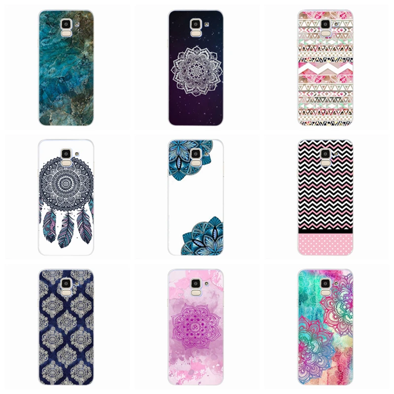 Coque For Samsung Galaxy S9 S8 Plus J7 J5 J3 S7 edge Note 8 J530F J320 J720 A3 A5 2017 2016 TPU Silicon Mandala Cover Case D094 |