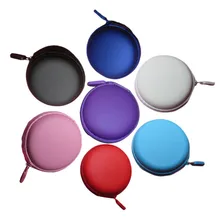 Newest HOT Storage bag Colourful Portable Mini Round Hard Storage Case Bag for Earphone Headphone SD TF Cards dig638
