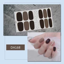 1 лист стикер для ногтей водонепроницаемый клей наклейки для ногтей маникюр ногти Декор DIY- MS
