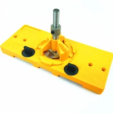 Dropship 35mm Hinge Hole Saw Jig Drilling Guide Locator Hole Opener Door Cabinets DIY Tool For Woodworking