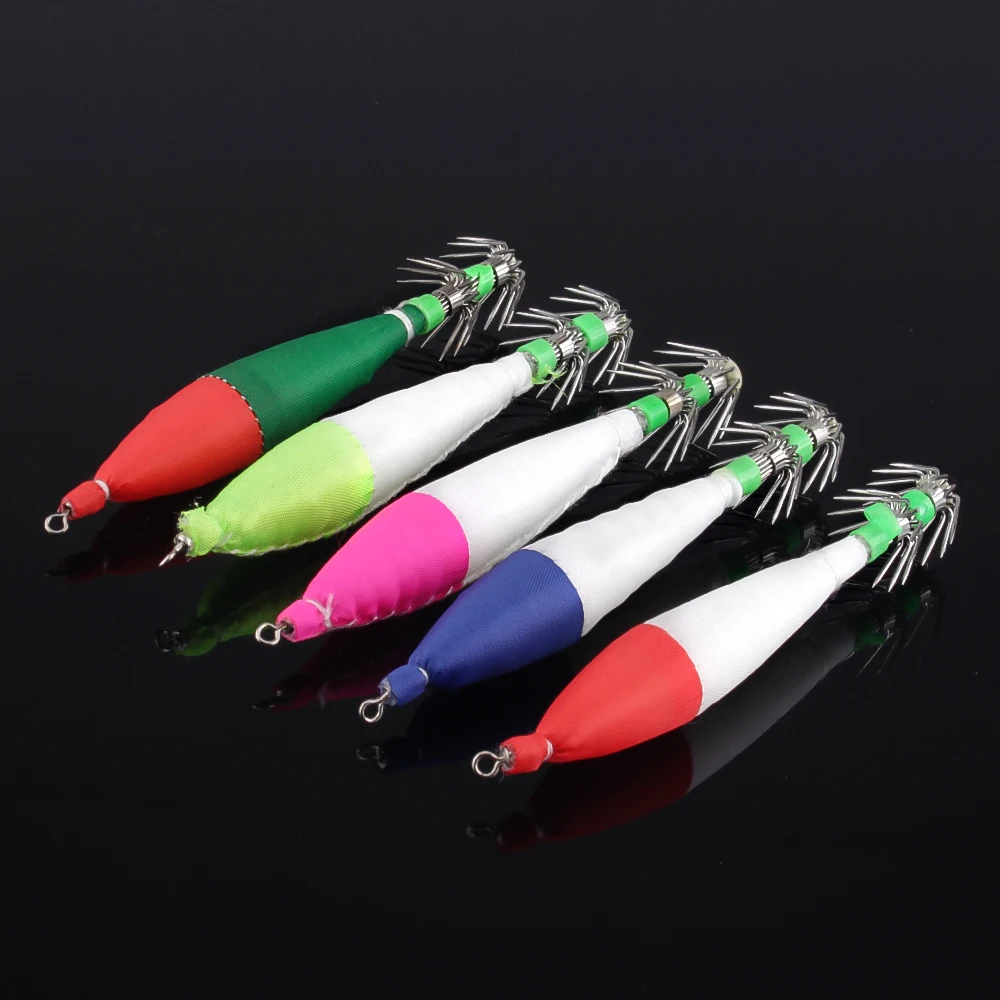 1Pcs 10.5cm/6.5g Shrimp Squid Jigs Jigging Hook Trout Lure Artificial Wood For Fishing Tackle | Спорт и развлечения