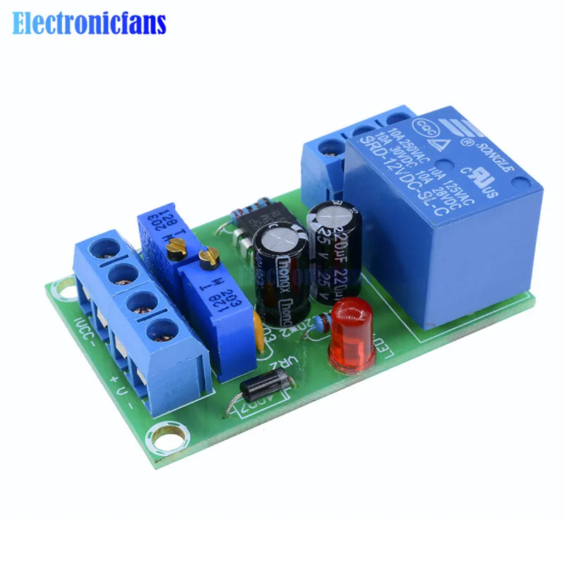 

XH-M601 Battery Charging Control Board 12V Intelligent Charger Power Supply Control Module Panel Automatic Charging/Stop Switch