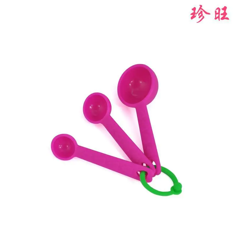 Jane Wang a small heart-shaped spoon kitchenware best multifunction measuring spoons thick red condiment |