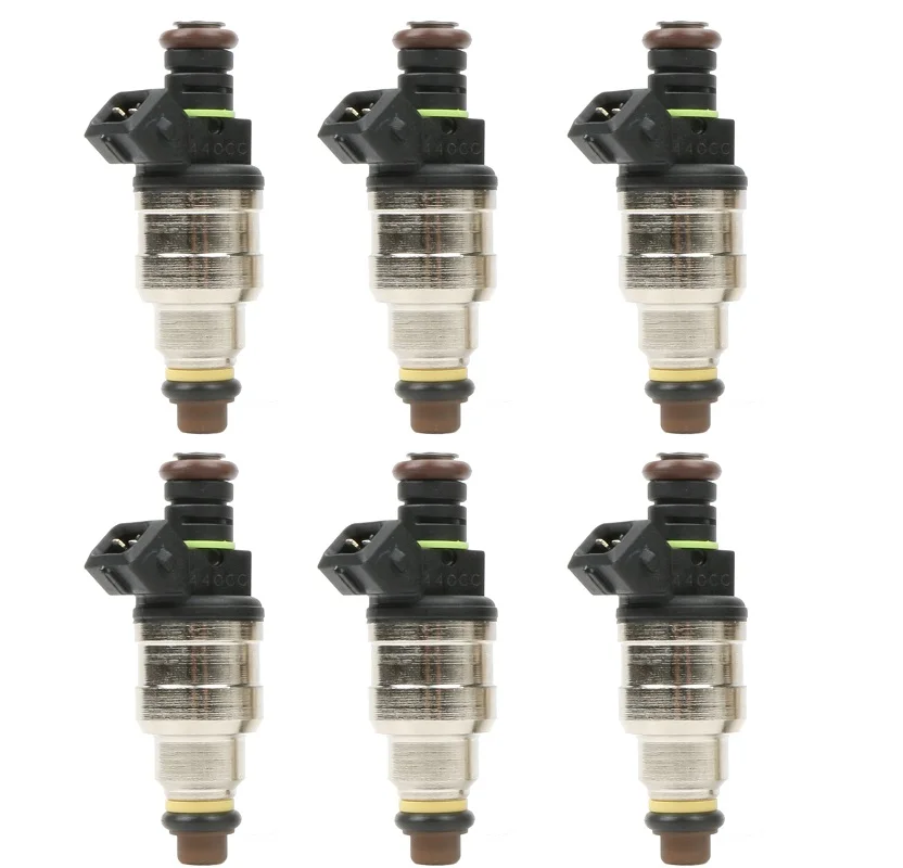 MOSTPLUS Set(6) 1200cc EV1 Fuel Injectors For FORD BUICK GMC JEEP V6 3