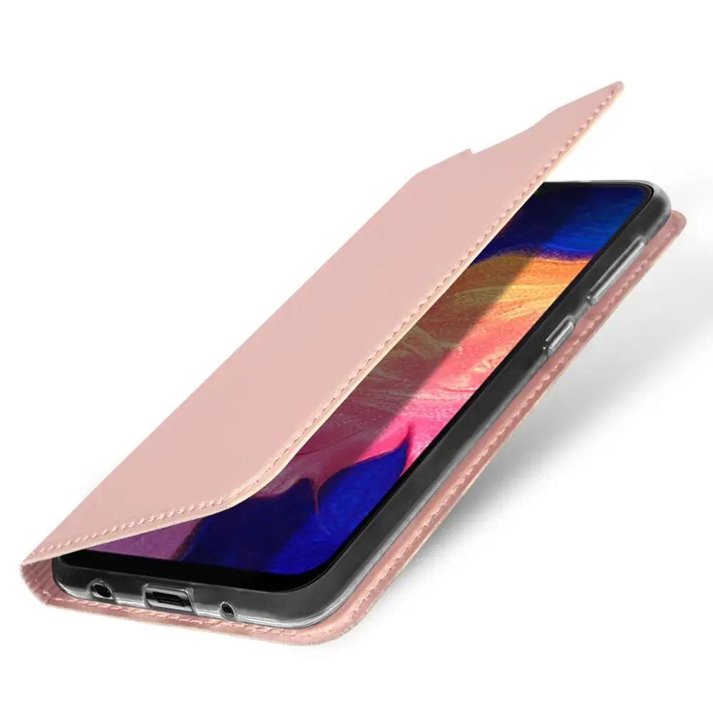 Для Samsung Galaxy A10 A30 A20 A40 A50 A70 чехол для телефона модный кожаный PU Мягкий край стенд