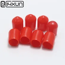 EClyxun 50 шт./лот SMA резиновые крышки пылезащитный колпачок Rf Ham Радио Антенна пластиковые чехлы пылезащитный колпачок гнездовой разъем