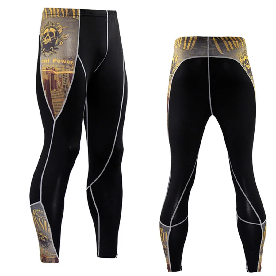 Men's 2018 Football World Cup leggings compression sport leggings gym