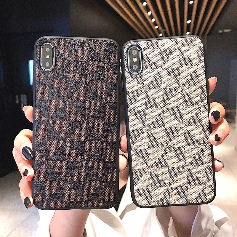 

Fashion Plaid Mobile Phone case For iphone XR X XS Max 6 6S 7 8 Plus Business simplicity new mobile phone shell iphone x cover