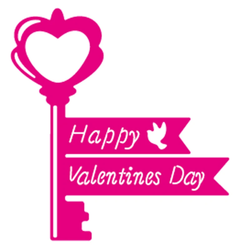 86*91 мм "happy valentines" Подгонянный стальный металлический режущий Скрапбукинг тиснение штампы режущие трафареты DIY декоративные карты