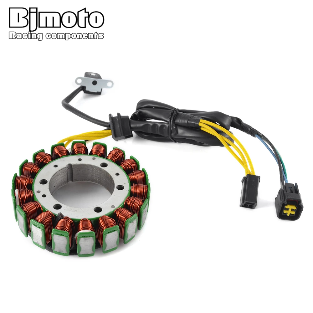 BJMOTO 32101-32E00-000 Motocross Magneto Stator Ignition Coil Generator For Suzuki DR650 1996- XF650 Freewind 1997-2001