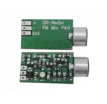 

1PCS Mini FM Transmitter Module 88MHZ-108MHZ Mini Bug Wiretap Dictagraph Interce