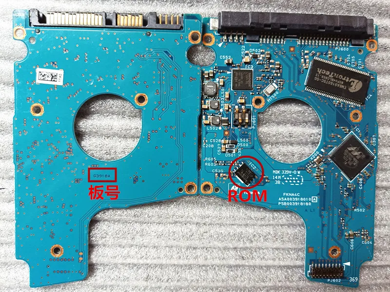 Jia Yuan Sheng Mq03ubb300 1t 2t 3t Placa Lógica de Hdd Toshiba: G3918a