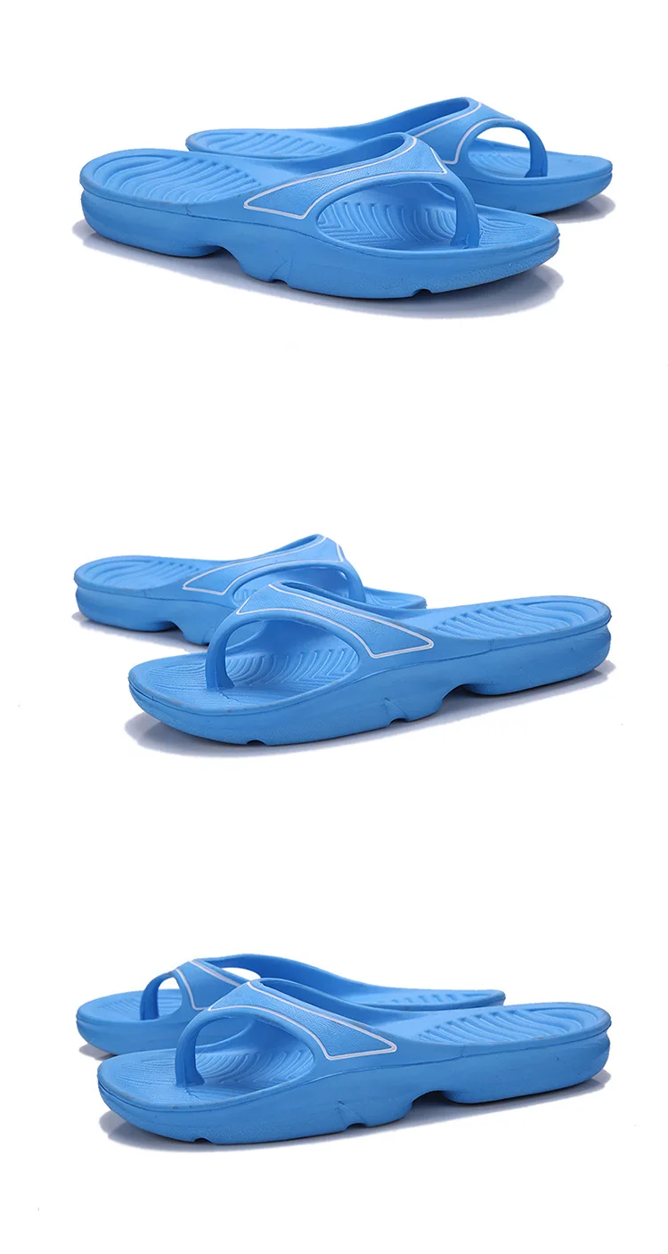 High Quality Fashion Mens Two Color Eva Enject Sports Slippers Flip Flops Soft Lightweight Plus Size Beach Slipper (6)