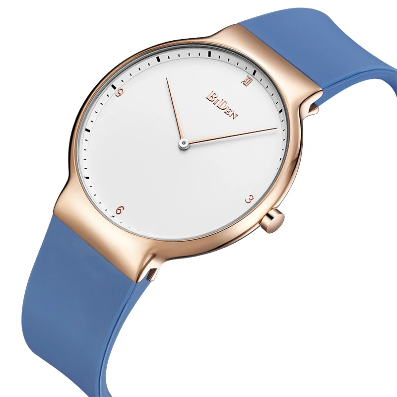 

BIDEN Men Wristwatches Fashion Man Women Silicone Quartz Watches Top Brand Clock Man Simple Design Male Ladies Gifts Waterproof