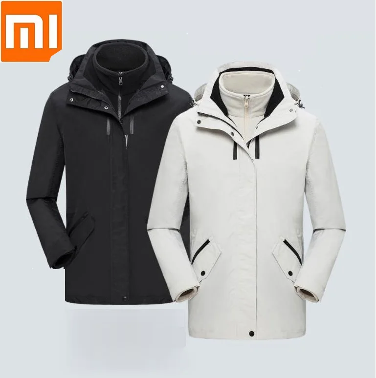  xiaomi ULEEMARK mid-length travel jacket Removable multifunctional storage Windproof waterproof out