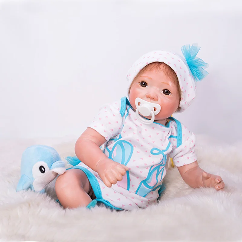 Otarddolls Bebe Reborn Doll Toys 20"50cm Silicone Vinyl soft Body Doll Toys For Girls boneca Baby Bebe Doll for Children gift