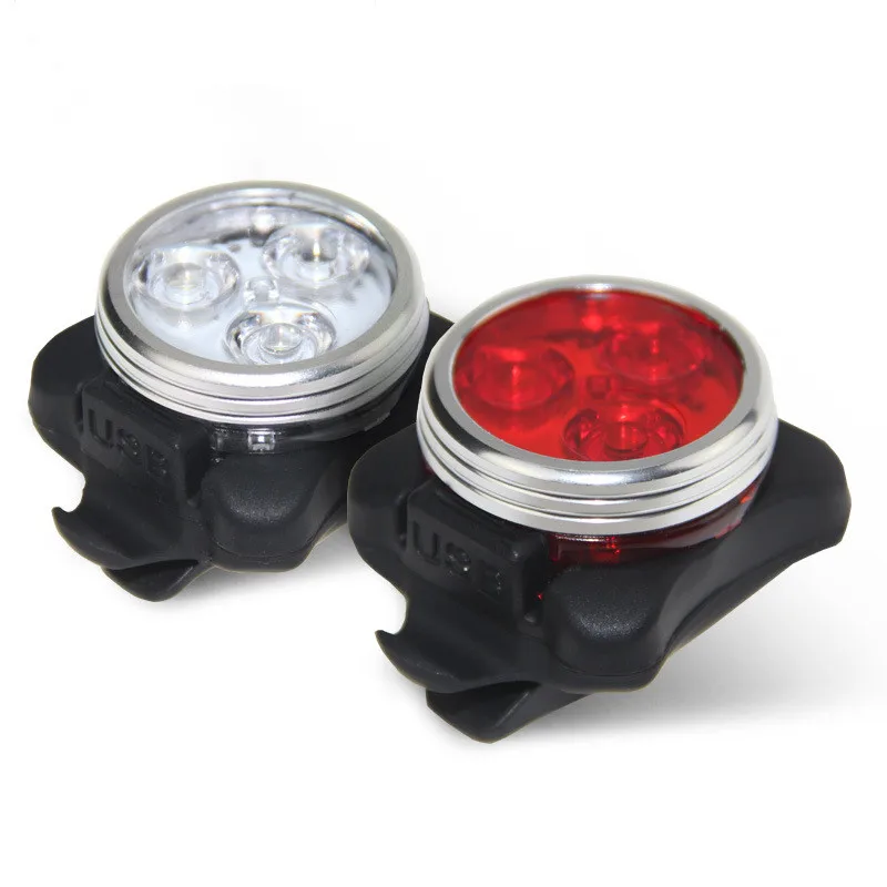 

Bike light built-in battery Bicycle Tail Light 4 modes Rechargeable USB LED Bike Light Flashlight With Mount Bicycle Accessories