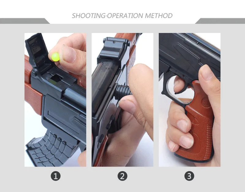 DIY строительные блоки игрушечный пистолет Ak 47 сборка открытый Забавный орбиз