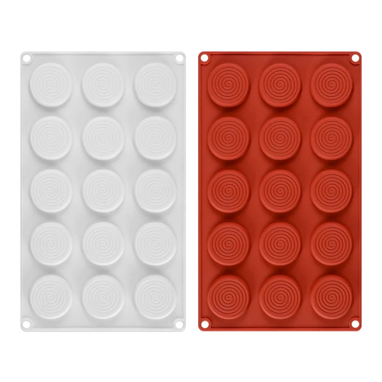 Tourbillon Silicone Cake Mold Chocolate for For Baking Truffles Jelly Dessert Tools Molds Ice Mould Cake Decoration Tools