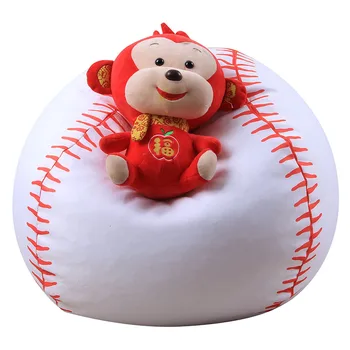 

storage beanbag sofa 38inch baseball rugby shape clothes plush toys orgnizer bag children store toy neaten kid's bedroom
