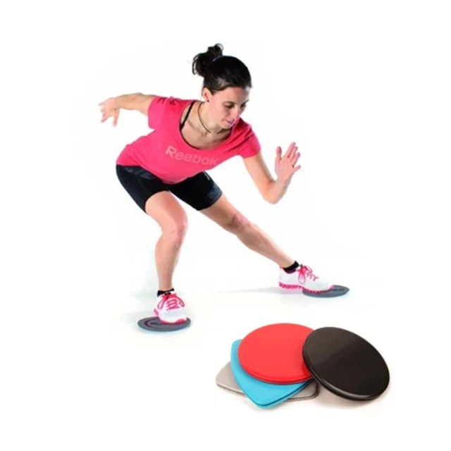 1 Pair Sport Workout Gliding Slide Discs Fitness Gliders Gym Slider