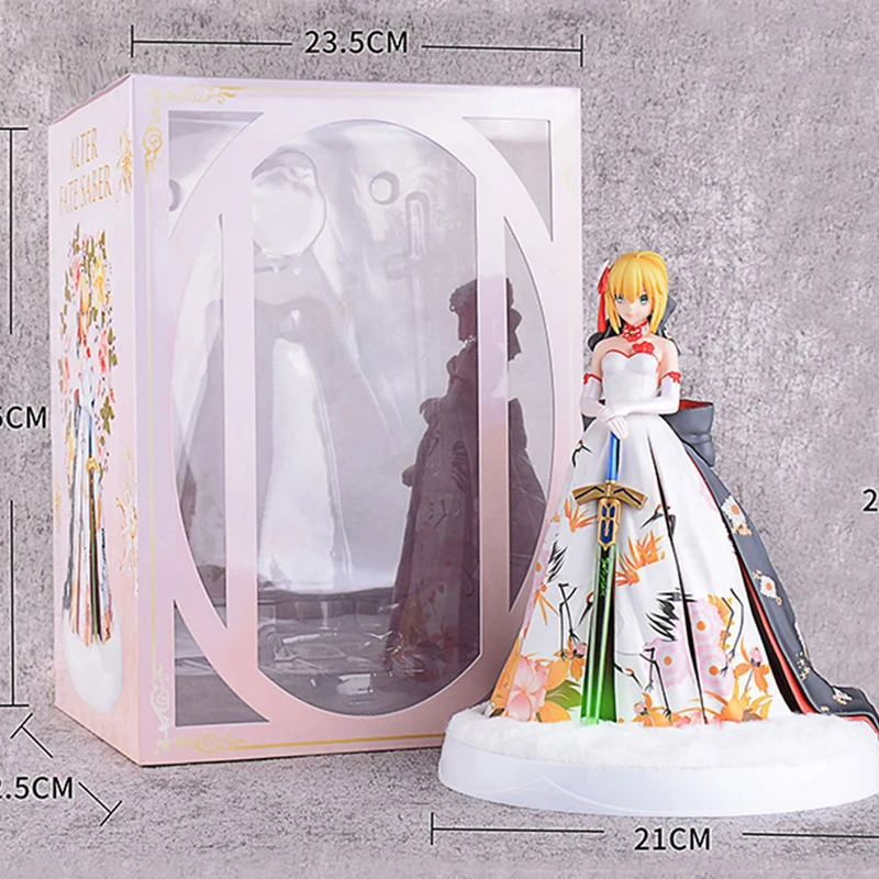 ALTER FATE SABER Zephyr dress Altria Pendragon Fate stay night action figure Fate zero(17)