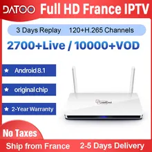 Leadcool IPTV France Italy Arabic Protugal Android 8.1 1G+8G/2G+16G DATOO IPTV France Arabic Italy IP TV Spain Turkey IPTV Box