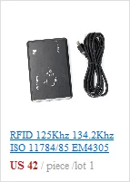 ISO11784/85 FDX-B 134,2 Khz EM ID Card 125Khz Rfid считыватель бирок для животных