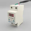 40A 220V adjustable automatic reconnect over voltage and under voltage protection device relay with Voltmeter voltage monitor ► Photo 2/6